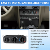 For Jeep Wrangler 2007-2010 Heater A/C Climate Temperature Control P55111841 Air Conditioning Control Panel