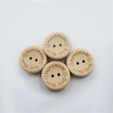 500pcs Round Wooden Sewing Buttons Decorative
