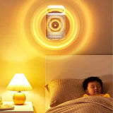 Wall Outlet Heater Plug-in Portable Household Electric Warmer Small Bathroom Heating Fans Home Heater