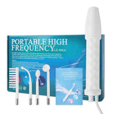 4 In 1 High Frequency Electrode Wand Electrotherapy Glass Tube Beauty Device Acne Spot Remover Facial Anti Wrinkle Skin Care Spa