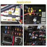 9Pack 3 Type portafusibles 1V Add-a-Circuit Fuse TAP Adapter &Fuse Kit,Fuse Holder 16 Gauge with Standard Mini Low Profile Fuse