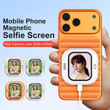New Magnetic Phone Vlog Selfie Monitor Screen for Phone Rear Camera for Selfie Rear Camera Compatible With iPhone Android