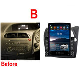 For Tesla Style 2 Din Android 14 Car Radio For HONDA Civic Hatchback 2006-12 Multimedia Video Player GPS Stereo Carplay DSP RDS