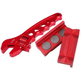 Vise Jaw Insert Aluminum Adjustable Wrench Spanner For Fuel Hose Fitting Automotive Installation Tool Kit