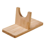Wooden Hot Glue Holder Universal Tabletop Tools Storage Holder Hot Melt Glue Support Stand Base No Messy for Hobby Professionals
