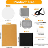 B27B TCG Card Grading Care Flattening Repairing Tool 210Pcs Card Cleaning Kit, For Collector Gift Cleaner Tool Accessories