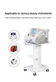 Beauty Hair Instrument Tray Cart Aluminum SPA Rolling Salon Trolley Roller Salon Trolley Beauty Tool