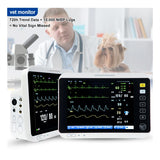 Portable Veterinary Ecg Spo2 Monitoring Equipment Multiparameter Medical Pet Veterinary Monitor