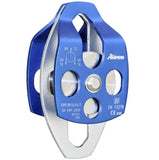 Outdoor Aluminum Double Pulley for Climbing – Parallel Twin Pulley System for Rock Climbing & Rescue Use. Best Tool