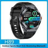 H89 Outdoor Sports Smartwatch Heart Rate Monitoring Bluetooth Calls 1.46 Inch AMOLED Blood Oxygen Health Monitor