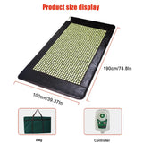 Jade Mat Stone Infrared Massage Heating Electric Pad Large Size Mattress Mat Full Body Muscle Relax Pain Relieve Health Care