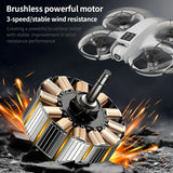 H36 Rc Drone 2.4G Real-time Transmission Glasses HD Camera FPV Brushless Drone Remote Control Aircraft Quadcopter Flying