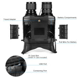 Balever-Infrared Night Vision Goggles, Binocular with 4X Digital Zoom, 500 Meters View Distance in Full Darkness for Spy Hunting