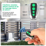 Garage Door Remote Control For TOPENS M12 Wireless Transmitter 433.92Mhz With Keychain Compatibility Mhz