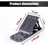 Portable Car Parking Fixing Tool Triangular Tire Support Pad Inclined Anti-skid Pad and Anti Pulley