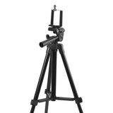 Durable 110cm Tripod Stand Aluminum Alloy Lightweight、 Mobile Phone Tripod Portable Black Camera Tripod Digital Photography