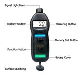 Factory Supplied DT2236B Digital 2-in-1 Contact Photo Tachometer Industrial Use Speed Measuring Instrument RPM Tester LCD