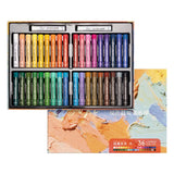 Gifts 24/36/48 Colors Artist Soft Oil Pastel Set Professional Safety Painting Crayons Oil Painting Stick Art Supply