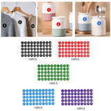 Number Inventory Stickers Round for Clothes Shoes Sports Events Scrapbooking