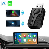 Wireless CarPlay Android Auto Adapter 2 in 1 Wireless Dongle Fast Connect for OEM Wired CarPlay Android Auto Car Models