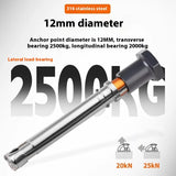 M12 Reusable Rock Anchor – Stainless Steel Detachable Bolt for Mountaineering, Caving & Aerial Work