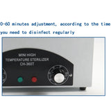 200 Degrees High Temperature Sterilizer Box Nail Tool Sterilizing Manicure Beauty Salon Dry Heat Sterilizer Disinfection Cabinet