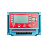 WiFi+BT MPPT Solar Charger Controller 30A 12V/24V/36V/48V/60V LCD Display Dual USB 5V Output APP Remote Control Solar Charge