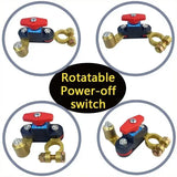 Dual Voltage Battery Master Cut Off Switch- 2 Set For Vehicle Power Management Systems