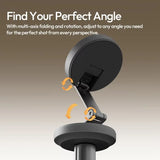 MT85 Automatic Phone Tripod With Dual-Side Magnets, 10M Wireless Control For Selfie Stick, Livestreaming Vlog Shooting Shot