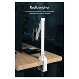 Foldable Mic Suspension Arm 360° Rotatable Microphone Boom Arm Microphone Stand White