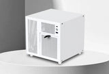 Ursa Minor NAS Chassis 4 Bay Mini-ITX Case, 9.9L Compact Design Supports SFX/SFX-L PSU & 70mm CPU Cooler for Home Server Storage