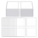B27B Individual Plastic Sleeve Holder 200Pcs 2.5 X 2.5 Clear Coin Flips Double Pocket Coin Collector Protectors