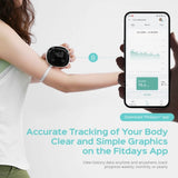 Smart Bluetooth Body Tape Measure Auto Retract Digital Caliper Tracks Waist Hip Chest With Phone App Sync Tool