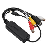 USB Type C to RCA Cable Adapter Converter Audio Video Capture Card Adapter PC Cables for TV DVD VHS Capture Device