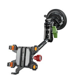 LanParte Vacuum Adsorption Five-claw Metal Car Phone Holder for Off-road Vehicle Phone Bracket Suitable for 6.1-7.2 Inch Phones