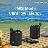 Portable Speaker XDOBO 40W IPX5 Waterproof BT5.3 TWS RGB Lights 16H Playtime Type-C 50% Vol EQ Modes 3 Kingdoms