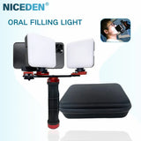 Professional Lab Photo LED Light Lab Photography Light Macro Polarizer Intraoral Denture Photo with Phone Lamp for Dentist
