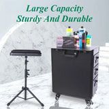 Aesthetic Tattoos Workstation Large Permanent Makeup Toolbox Professional Tattoo Case with Wheels Waterproof Tattoos Accessories