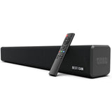 BESTISAN SE02H 2.2 CH HIFI Soundbar With 2 Built-in Subwoofers 3D Surround Sound Dynamic Audio BT USB AUX Optical Coaxial Input