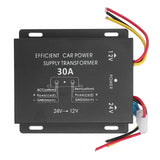 24V to 12V DC Voltage Converter Powerful Car Power Supply Voltage Converter for Trucks Motorhomes SUVs Buses