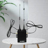 H927 Wireless Router Industrial Grade 4G LTE SIM Card Router with External Antenna Support 16 WiFi Users for Outdoor