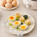 400W Electric Egg Boiler Breakfast Machine Multicooker Food Steamer Automatic Home Kitchen Appliance with Timer 220V