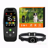 New multifunctional dog training and barking collar dual-phase communication display dog status Remote dog training Collar