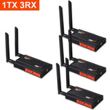Bovbox WL-009 250m Wireless Wifi Display Adapter Audio Video Transmitter Receiver HDMI Extender for DVD Camera PC To TV Monitor