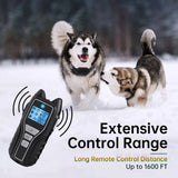 X-13 For 4 Dogs Remote Dog Training Collars Kits,  Magnetic Charging Collar With Shock Vibration beep and Light Functions