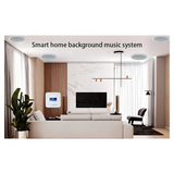 1 Piece Smart Home In Wall Volume Control With 20W X 2CH Amplifier Audio Plastic+Metal (Black)