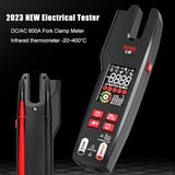 Professional Digital Clamp Multimeter U6 600A AC/DC Voltage Resistance Capacitance Diode Tester Electronic Measuring Instrument
