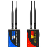 1080P 4K HDMI Wireless Transmission Audio Video Transmitter and Receiver 200M HDMI Extender W/ RJ45 VGA Port for Camera PC To TV