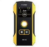 WD-02 Wall Detector Stud Finder New Design Positioning Hole TFT Display AC Live Cable Wires Metal Wood Stud Wall Scanner