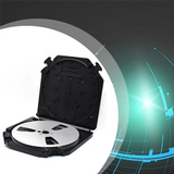Empty Take Up Reels Storage Box With 7Inch Empty Takeup Reel Full Protection Carrying Case For 7Inch Sound Tapes A